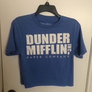 The office cropped t shirt